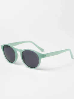 Accessoarer>Lindex Runda Solglasogon Dam Dusty Green