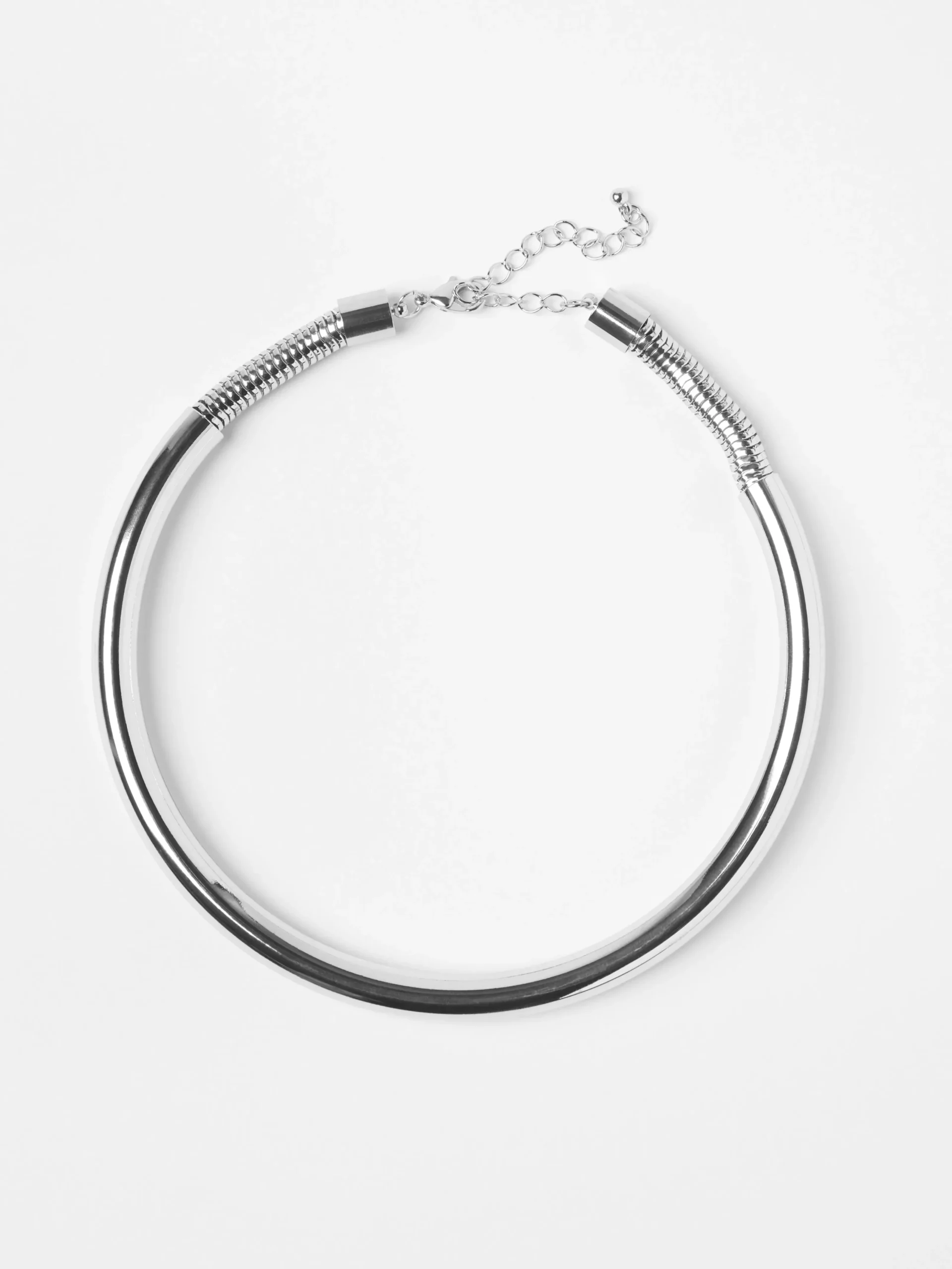 Accessoarer>Lindex Runt Metallhalsband Silver
