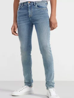 Jeans>Lindex Sam Superstretchiga Jeans Med Slim Fit Och Normalhog Midja Denim