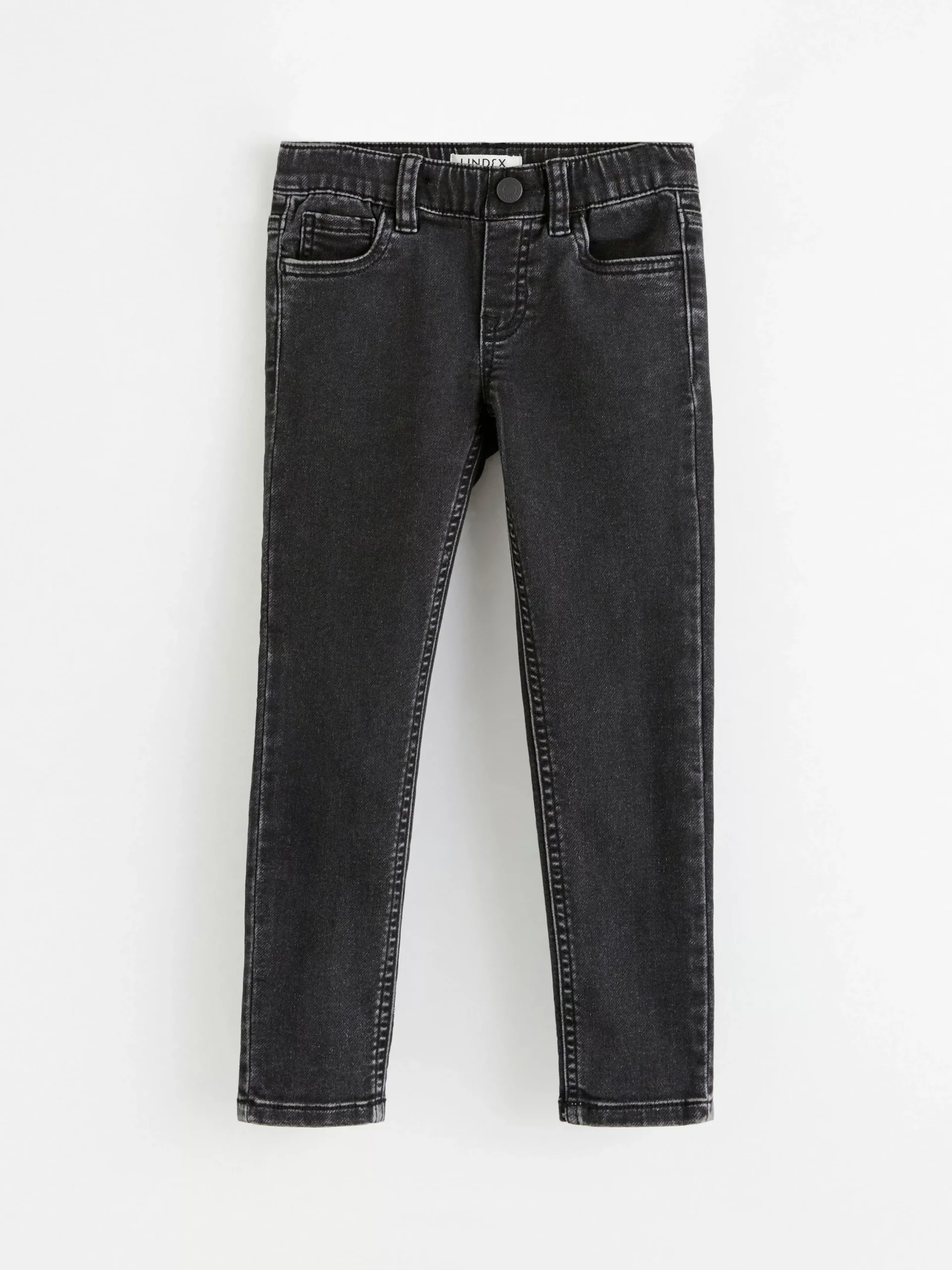 Jeans>Lindex Sam Superstretchiga Pull-Up-Jeans Med Slim Fit Och Normalhog Midja Black