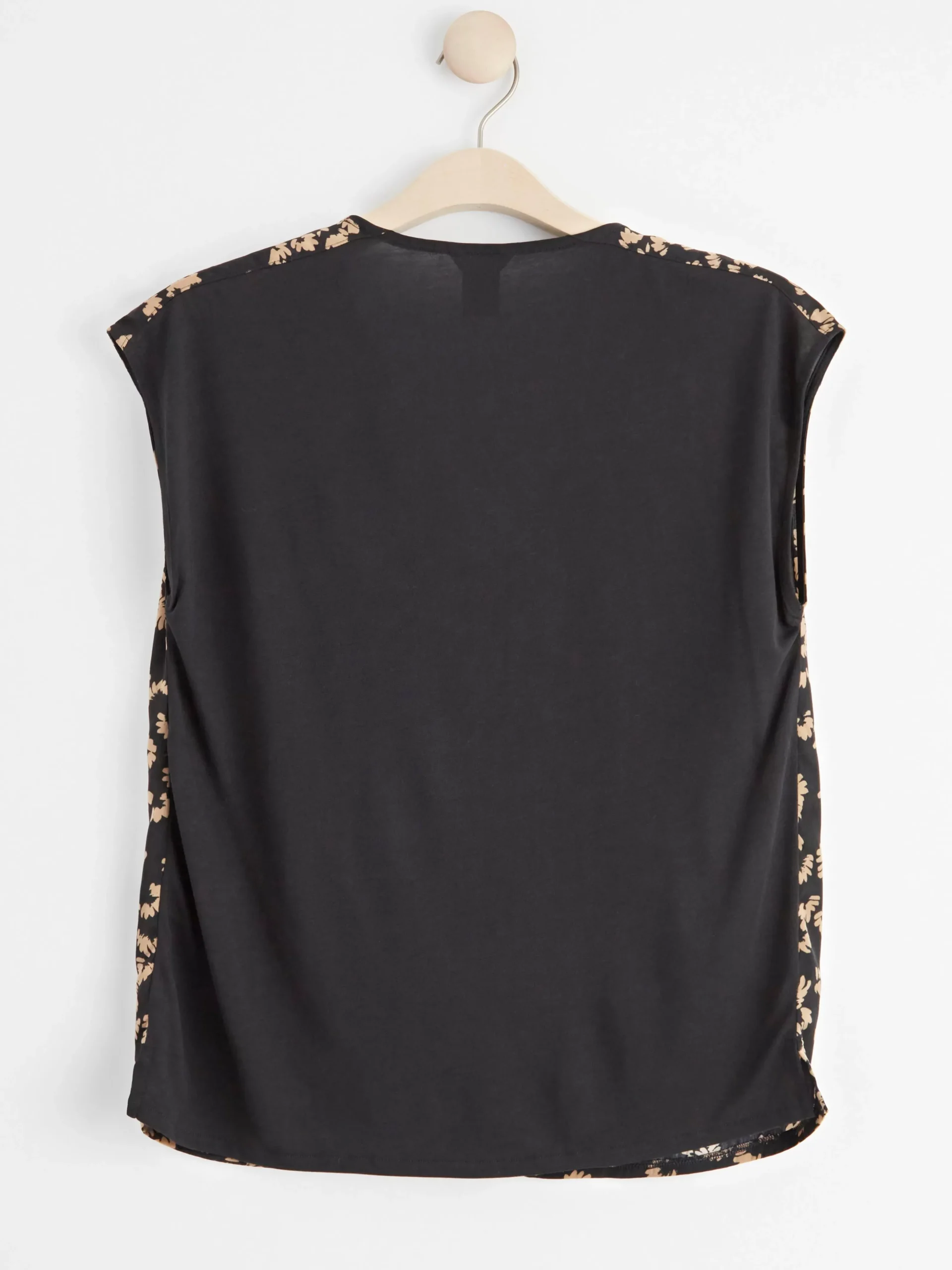 Toppar & T-Shirts>Lindex Satin- Och Trikatopp Light Dusty Brown