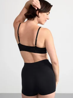 Trosor>Lindex Seamless Boxer Trosa High Waist Black