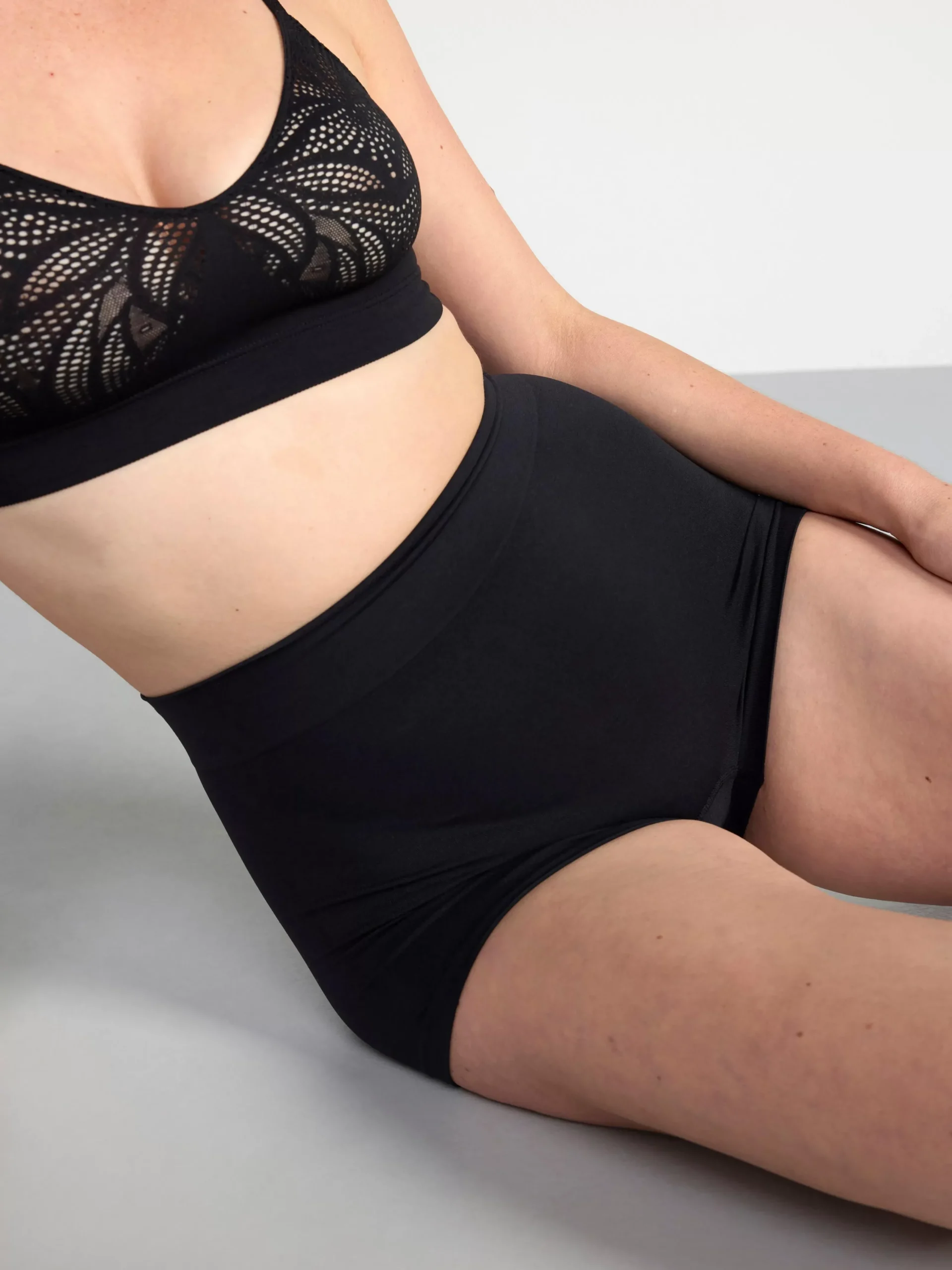 Trosor>Lindex Seamless Boxer Trosa High Waist Black