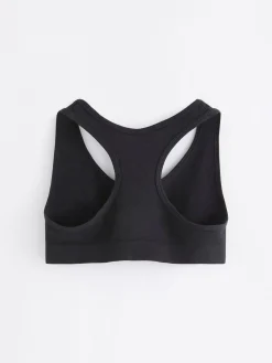 Underkläder>Lindex Seamless Kort Topp Black