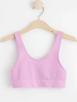 Underkläder>Lindex Seamless Kort Topp Light Lilac