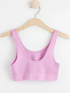 Underkläder>Lindex Seamless Kort Topp Light Lilac