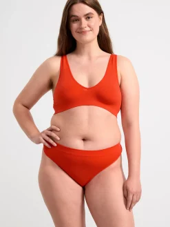 Bh>Lindex Seamless Mjuk Bh Strong Red