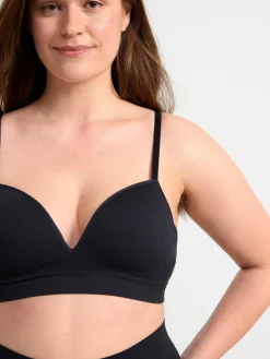 Bh>Lindex Seamless Push-Up Bh Black