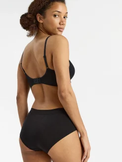 Trosor>Lindex Seamless Regular Waist Trosa Black