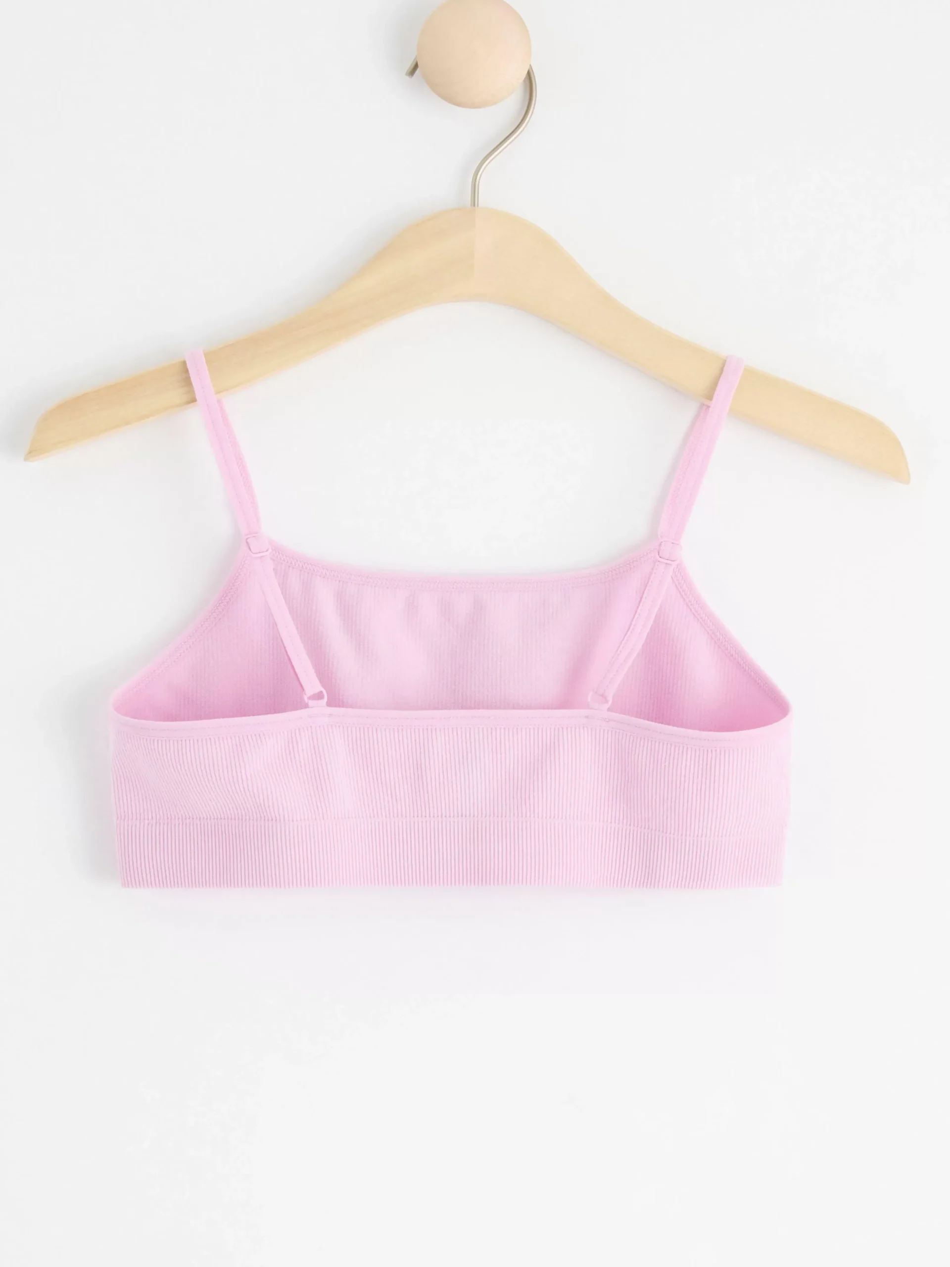 Underkläder>Lindex Seamless Ribbad Kort Topp Dusty Pink