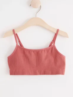 Underkläder>Lindex Seamless Ribbad Kort Topp Dusty Pink