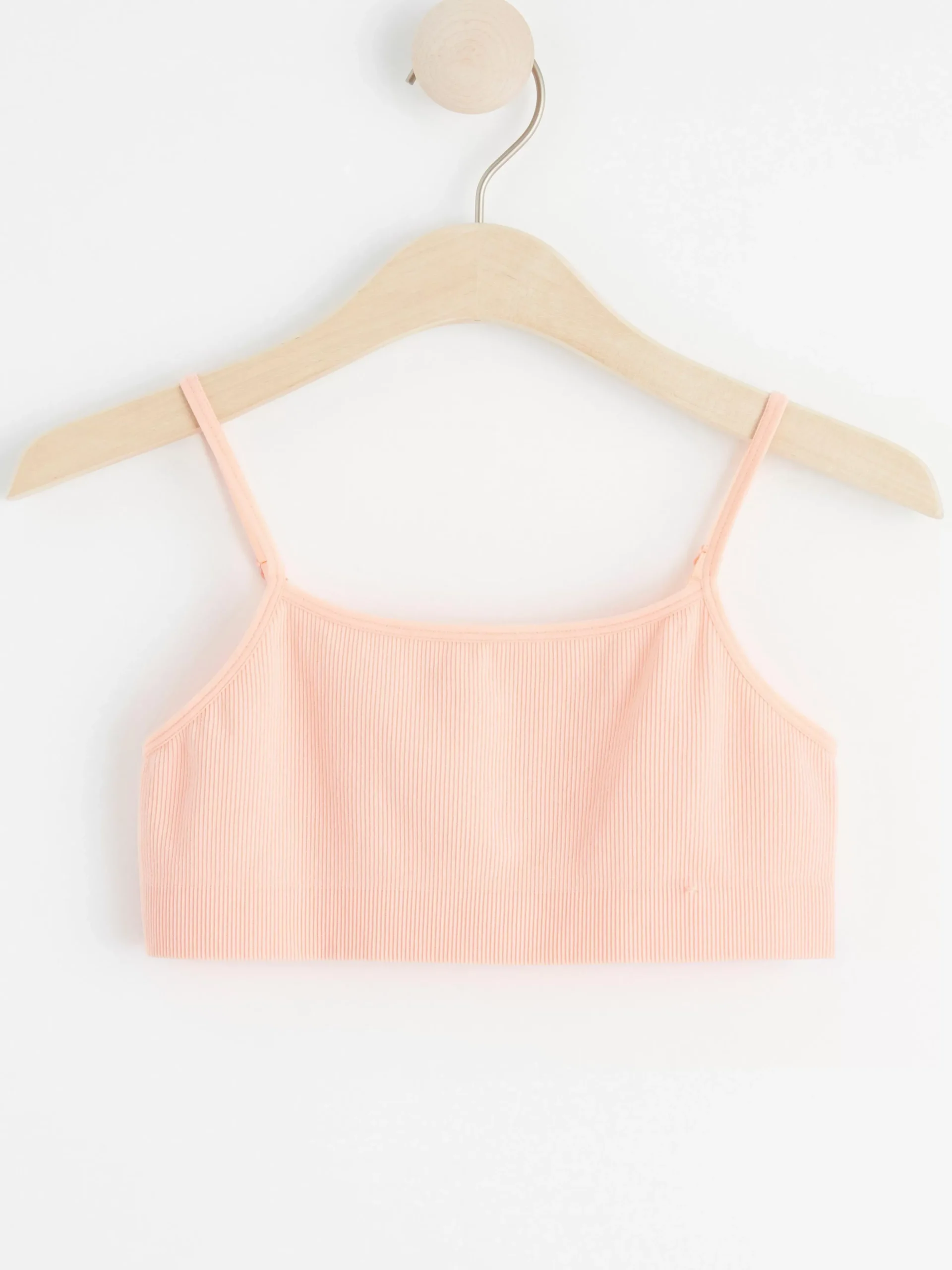 Underkläder>Lindex Seamless Ribbad Kort Topp Light Coral