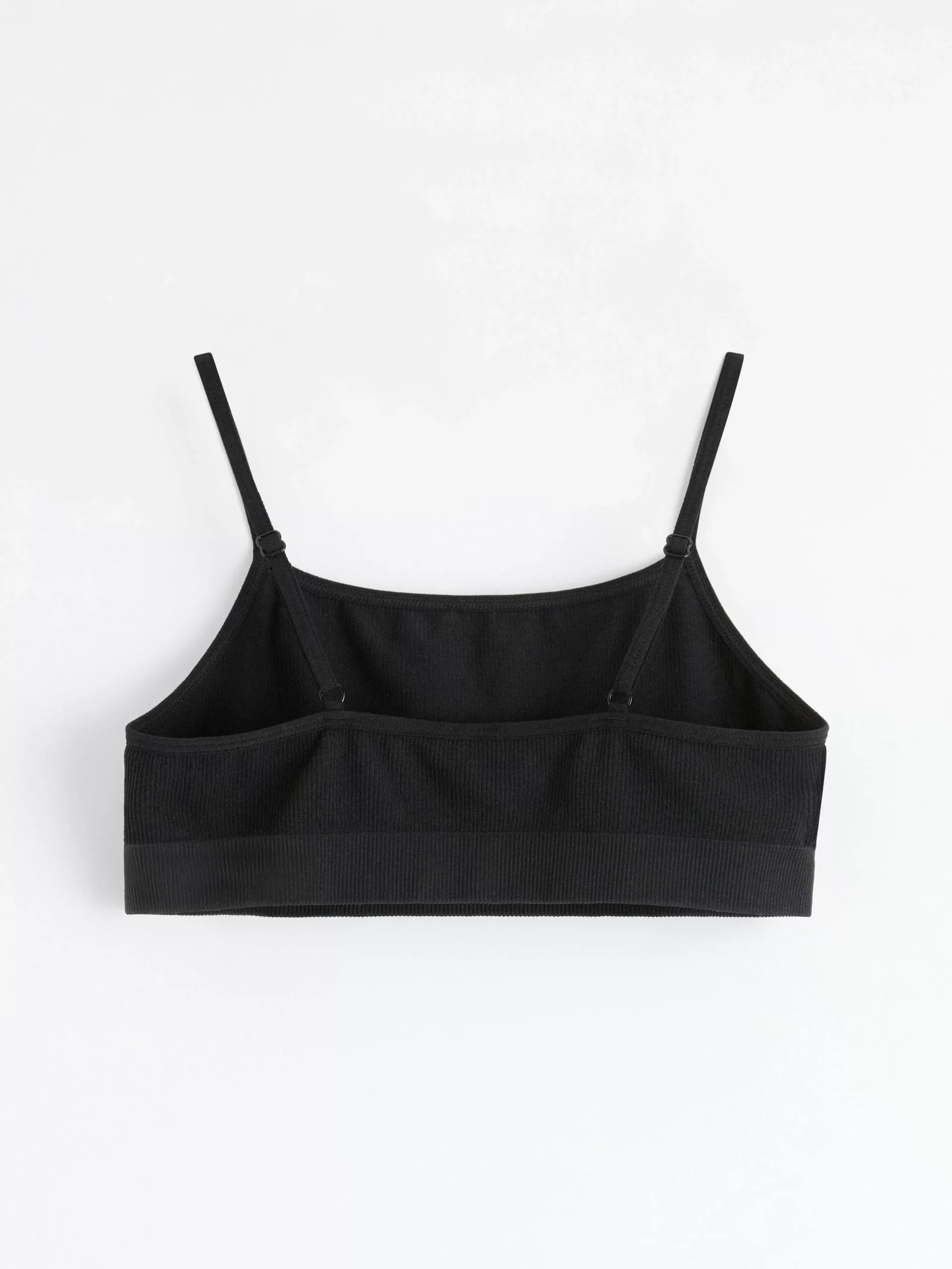 Underkläder>Lindex Seamless Ribbad Kort Topp Black