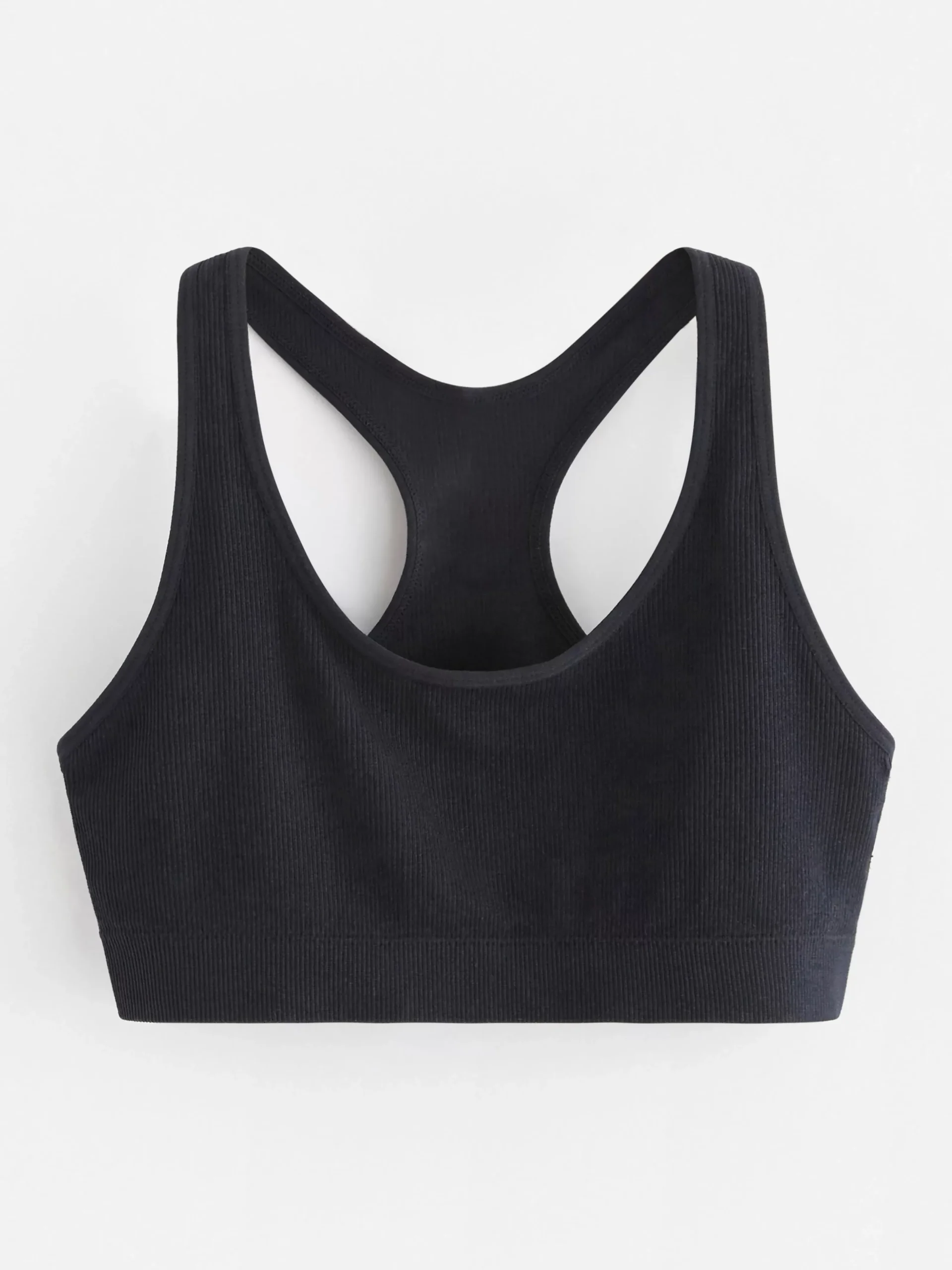 Bh>Lindex Seamless Ribbad Soft Bh Black