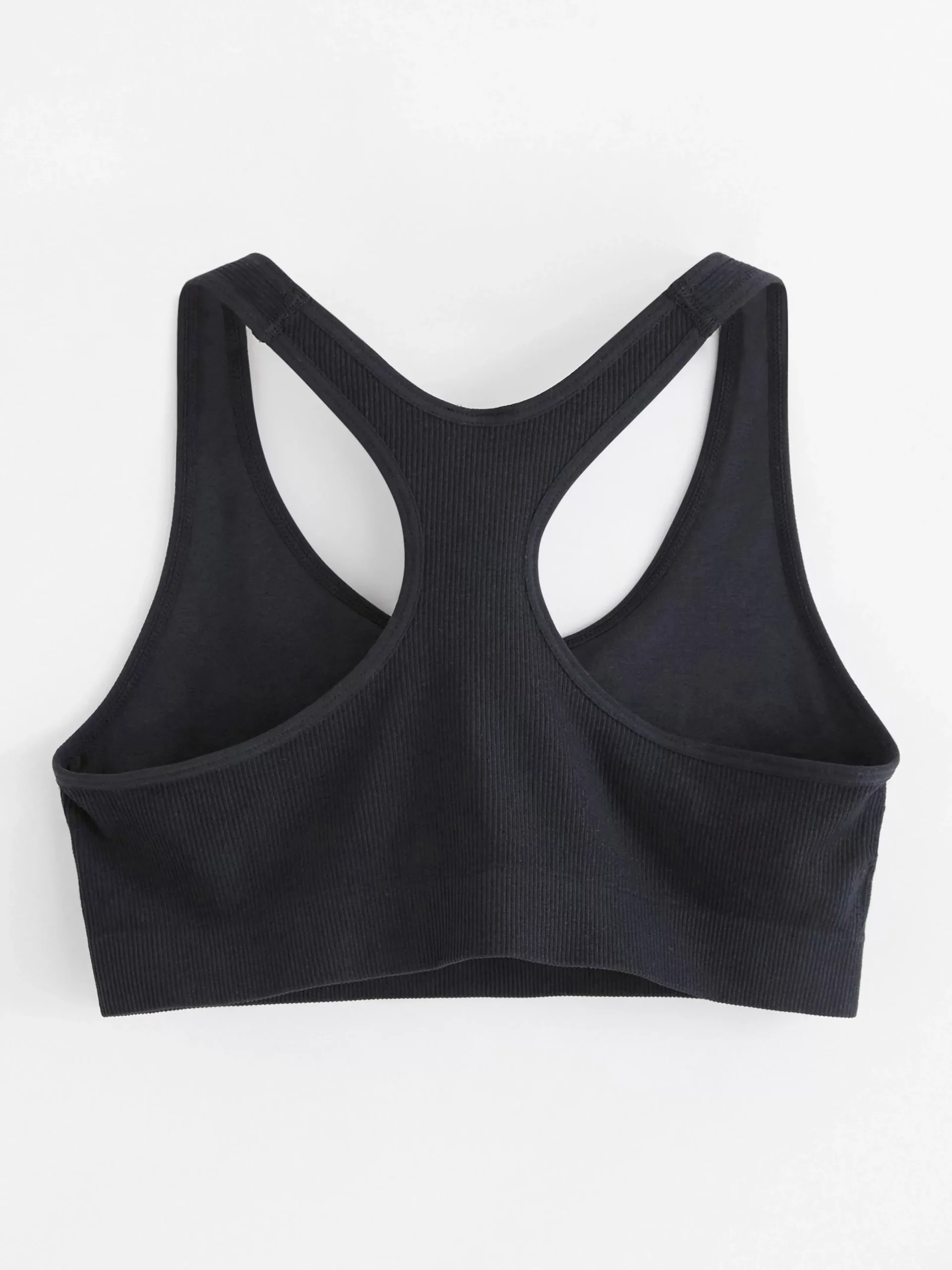 Bh>Lindex Seamless Ribbad Soft Bh Black