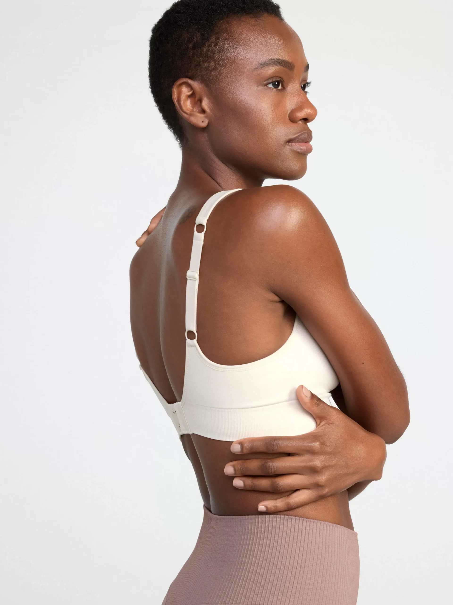 Träningskläder>Lindex Seamless Sport Bh Light Support Light Dusty Beige