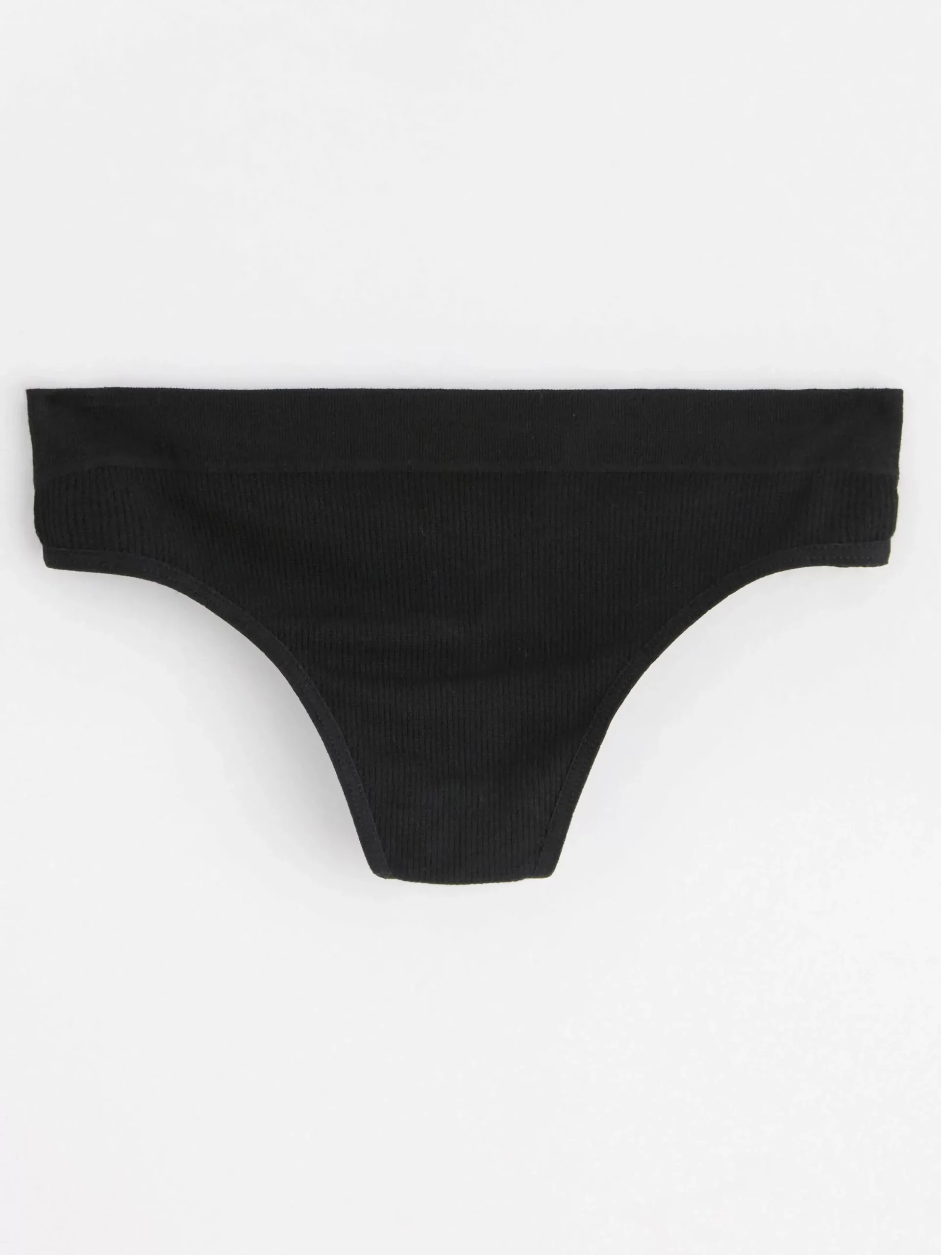 Trosor>Lindex Seamless Stringtrosa Med Normalhog Midja Black