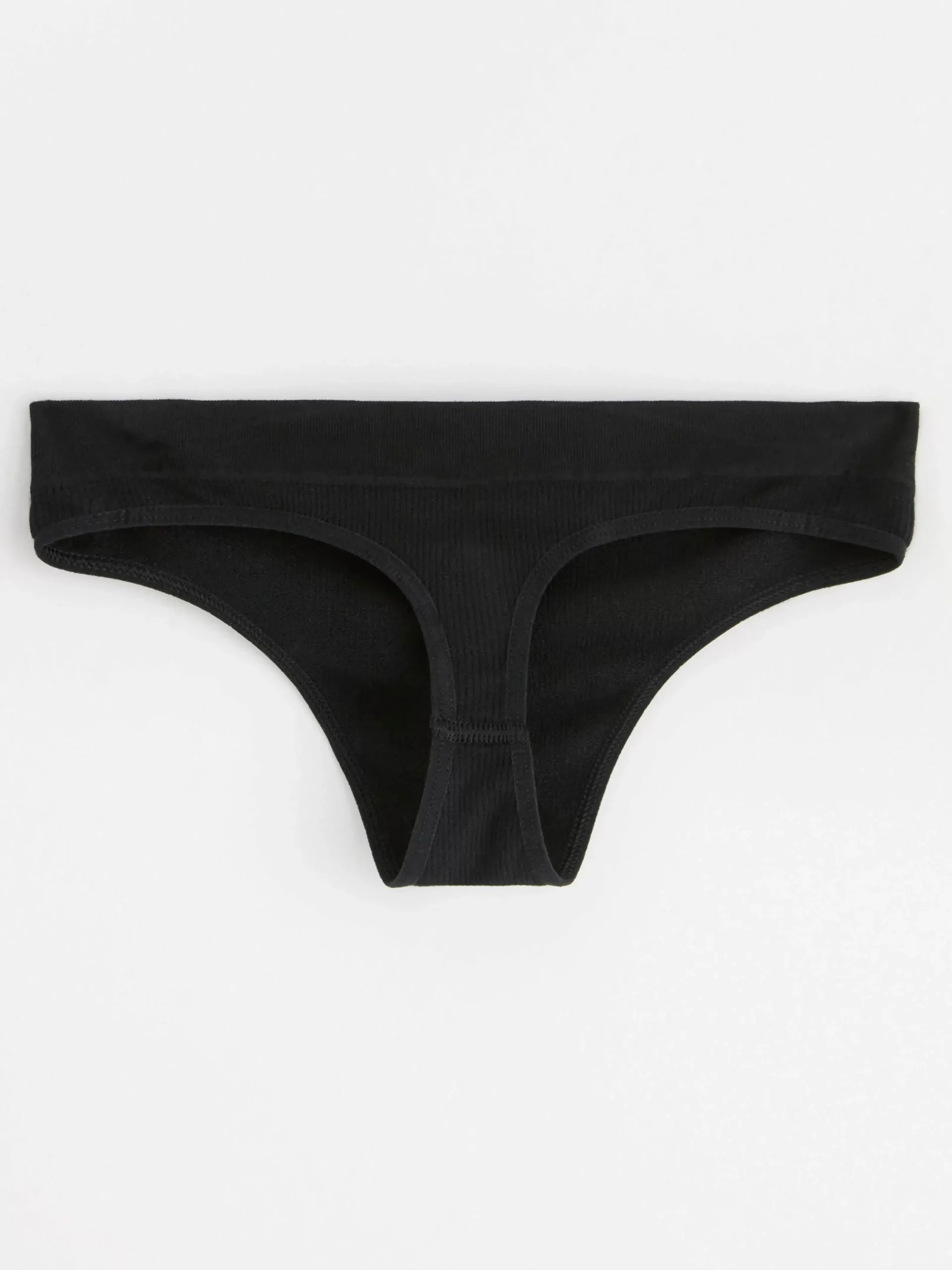 Trosor>Lindex Seamless Stringtrosa Med Normalhog Midja Black