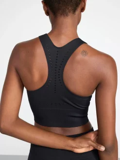 Träningskläder>Lindex Seamless Traningstopp Black