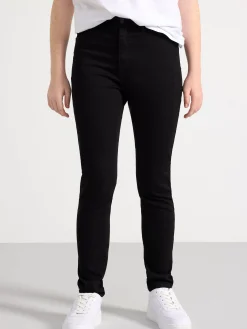 Jeans>Lindex Selma Superstretchiga Jeans Med Slim Fit Och Hog Midja Black