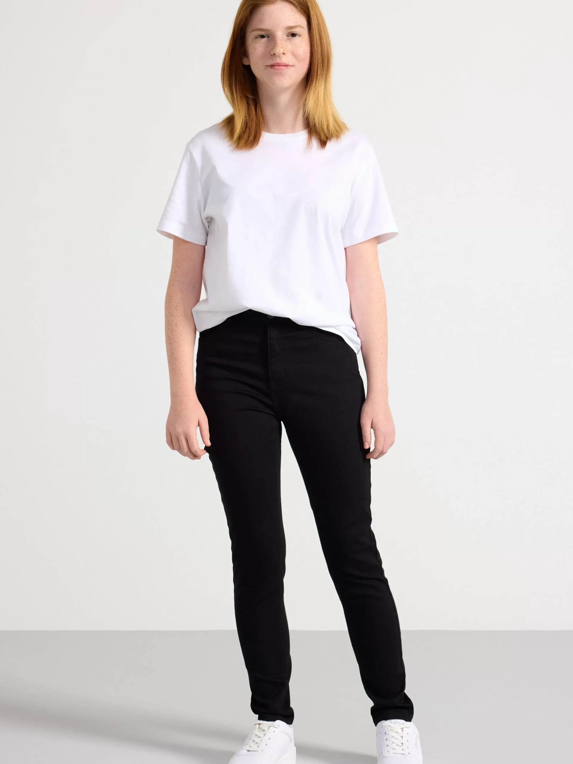 Jeans>Lindex Selma Superstretchiga Jeans Med Slim Fit Och Hog Midja Black
