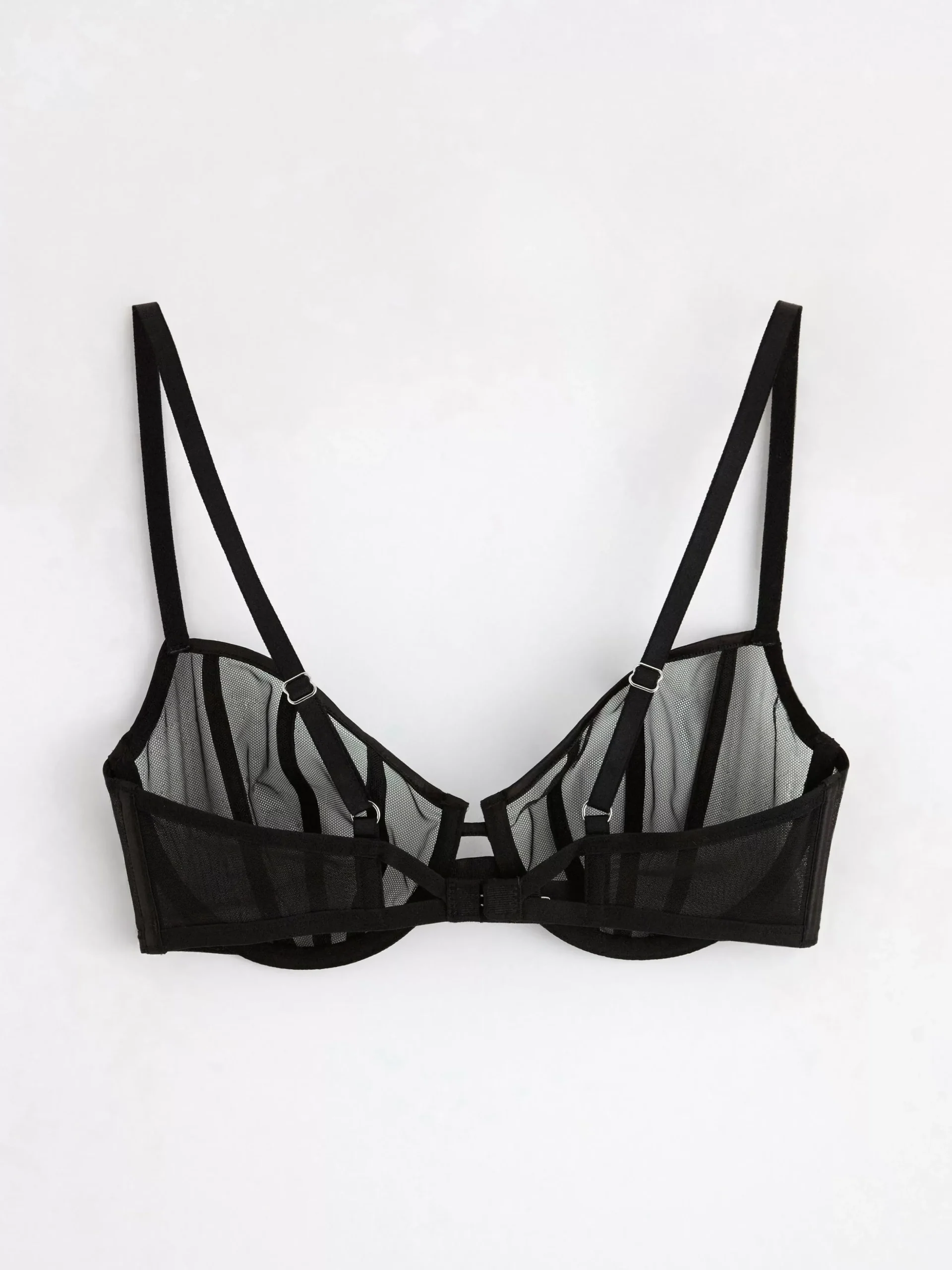 Bh>Lindex Senna Ovadderad Bh Med Mesh Black