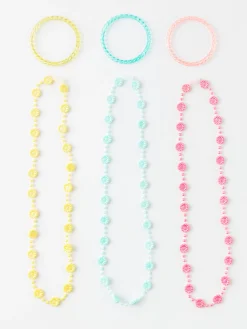 Accessoarer>Lindex Set Med Armband Och Halsband Light Aqua