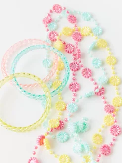Accessoarer>Lindex Set Med Armband Och Halsband Light Aqua