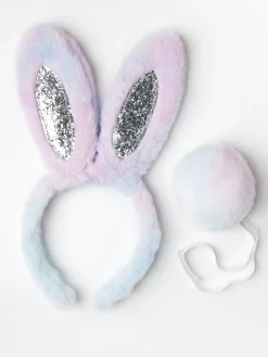 Accessoarer>Lindex Set Med Kaninoron Och Svans Light Pink