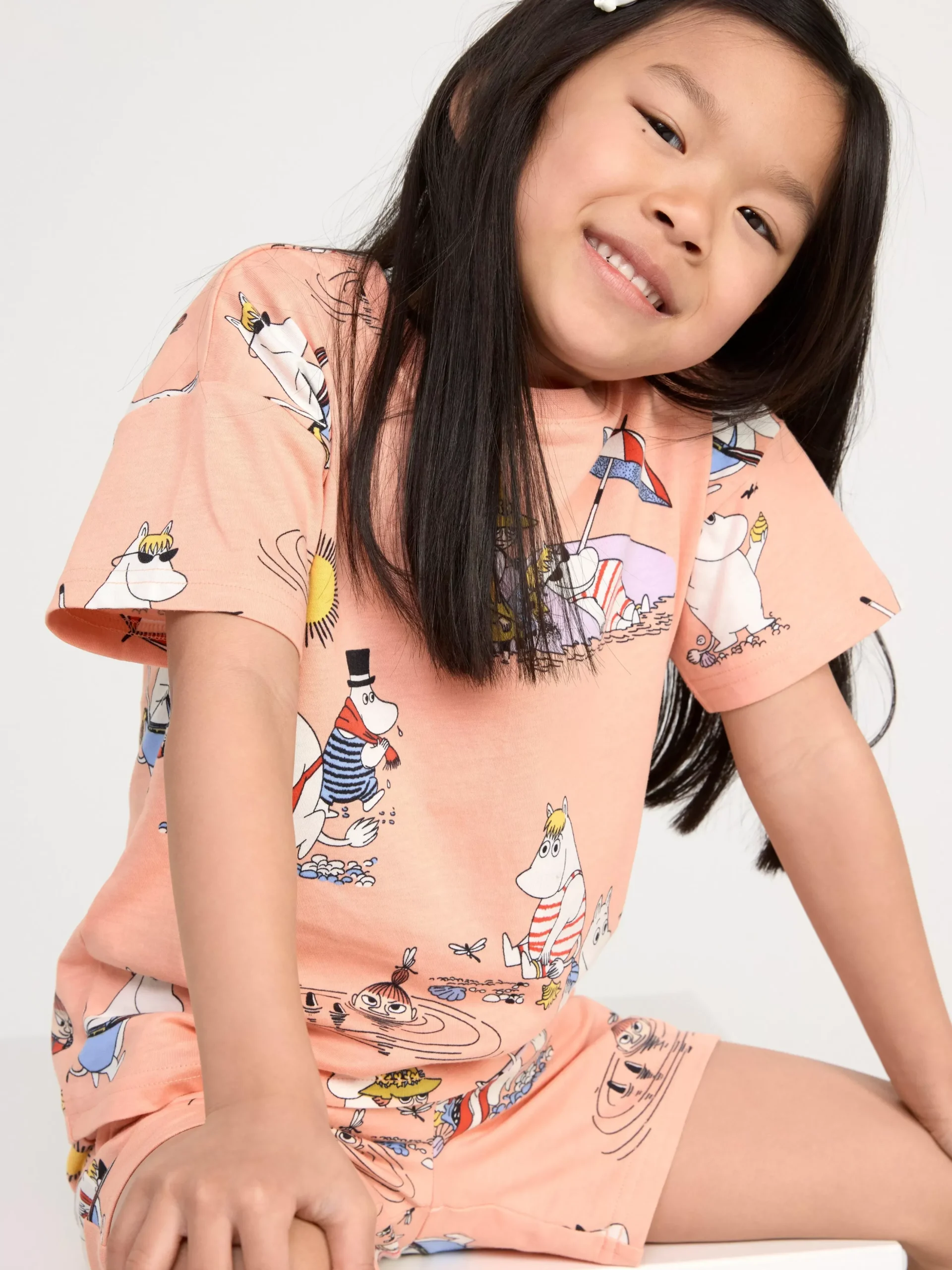 Toppar & T-Shirts>Lindex Set Med Mumin Light Coral