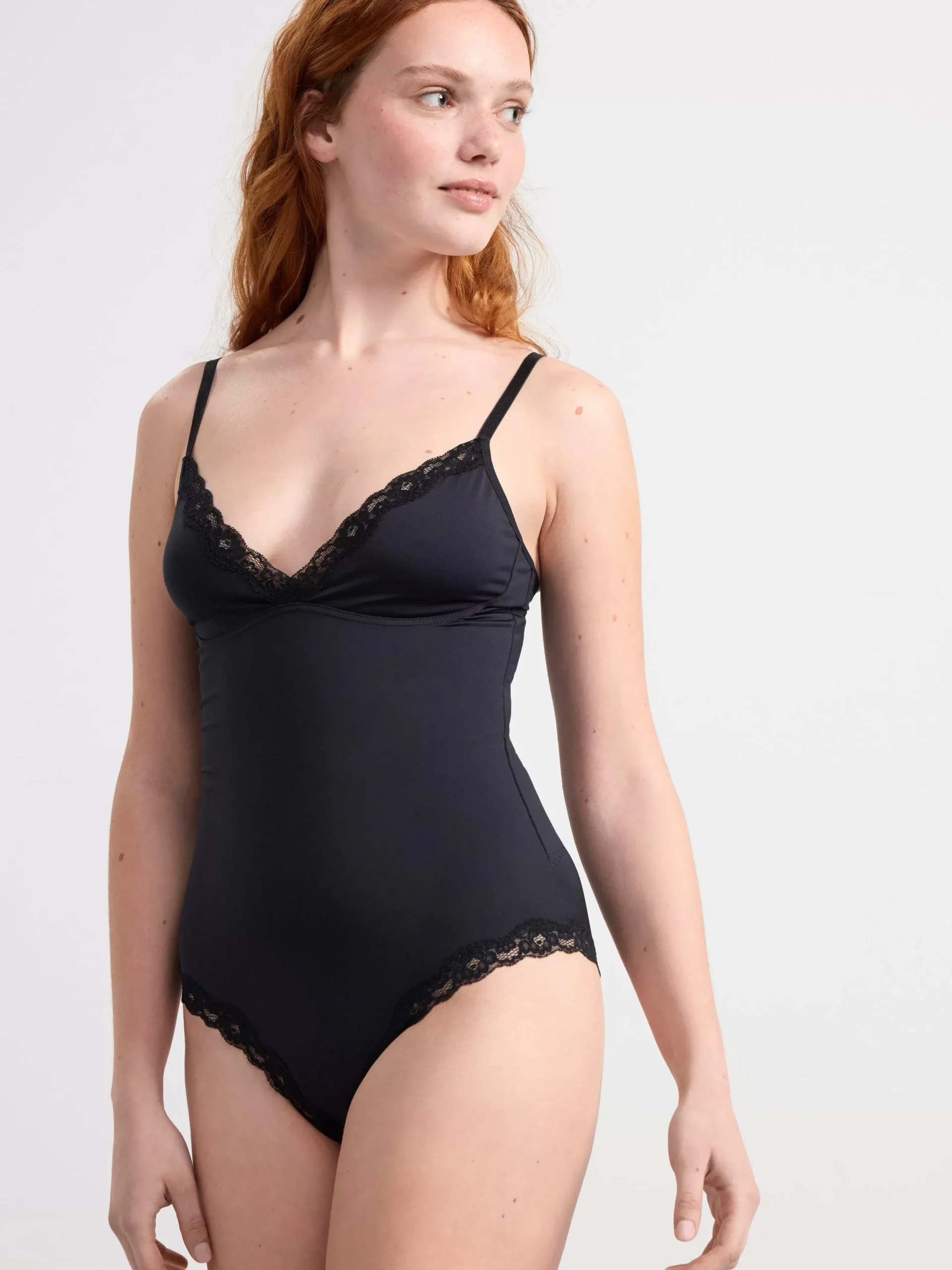 Shaping>Lindex Shaping-Body Med Spets Black
