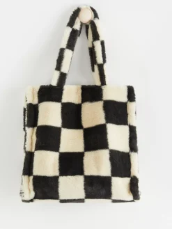 Accessoarer>Lindex Shoppingvaska I Fuskpals Black