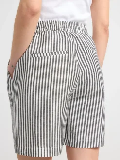 Shorts & Cykelbyxor>Lindex Shorts I Linneblandning Off White