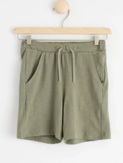 Byxor & Leggings>Lindex Shorts I Slubtrika Light Dusty Khaki