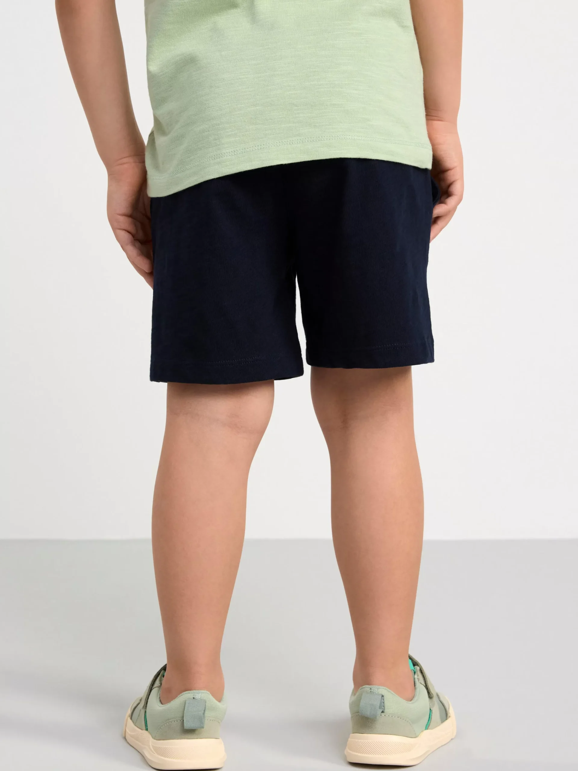 Byxor & Leggings>Lindex Shorts I Slubtrika Dark Navy