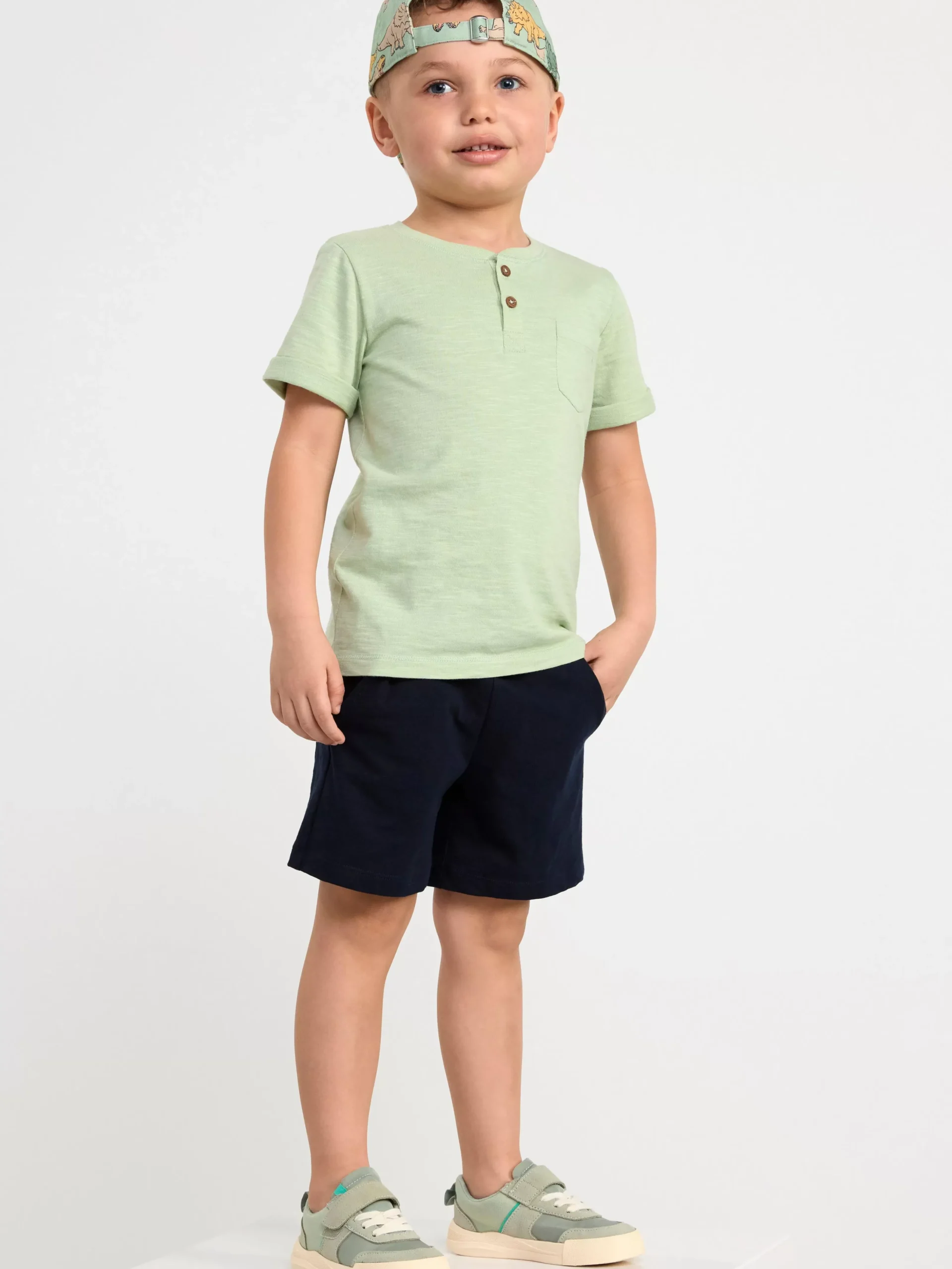 Byxor & Leggings>Lindex Shorts I Slubtrika Dark Navy