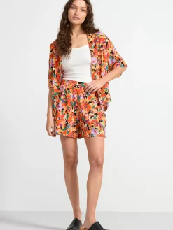 Shorts & Cykelbyxor>Lindex Shorts I Viskos Orange