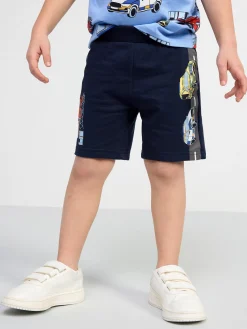 Byxor & Leggings>Lindex Shorts Med Bilar Dark Navy