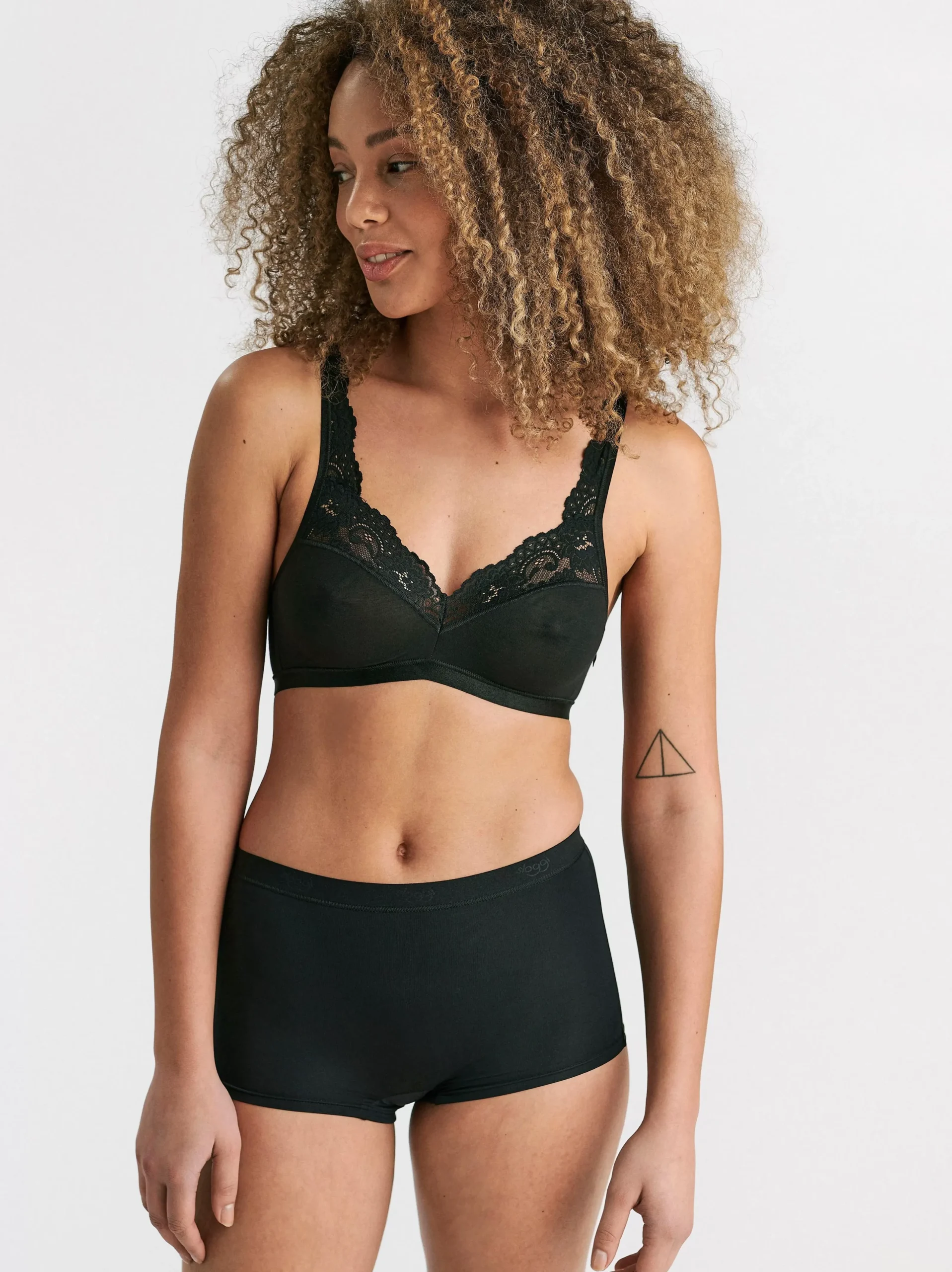 Trosor>Lindex Sloggi Sensual Fresh Shorts Trosa Black
