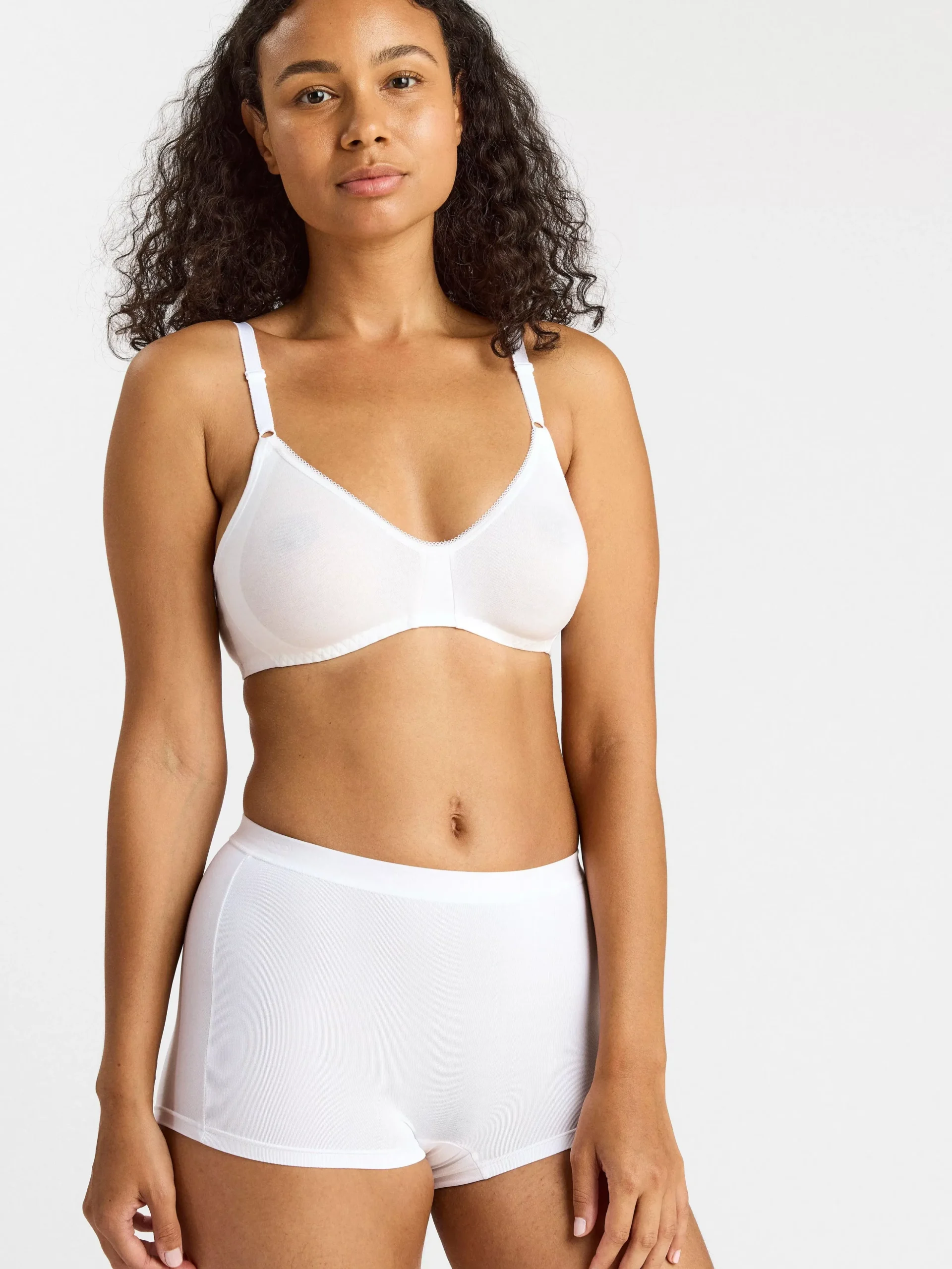 Trosor>Lindex Sloggi Sensual Fresh Shorts Trosa White