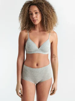 Bh>Lindex Soft Bh Light Grey Melange