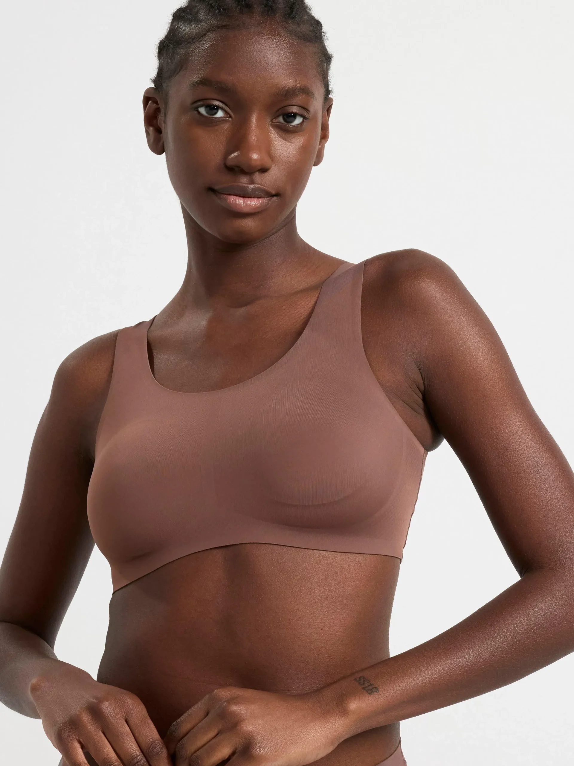Bh>Lindex Soft Bh Dark Dusty Brown