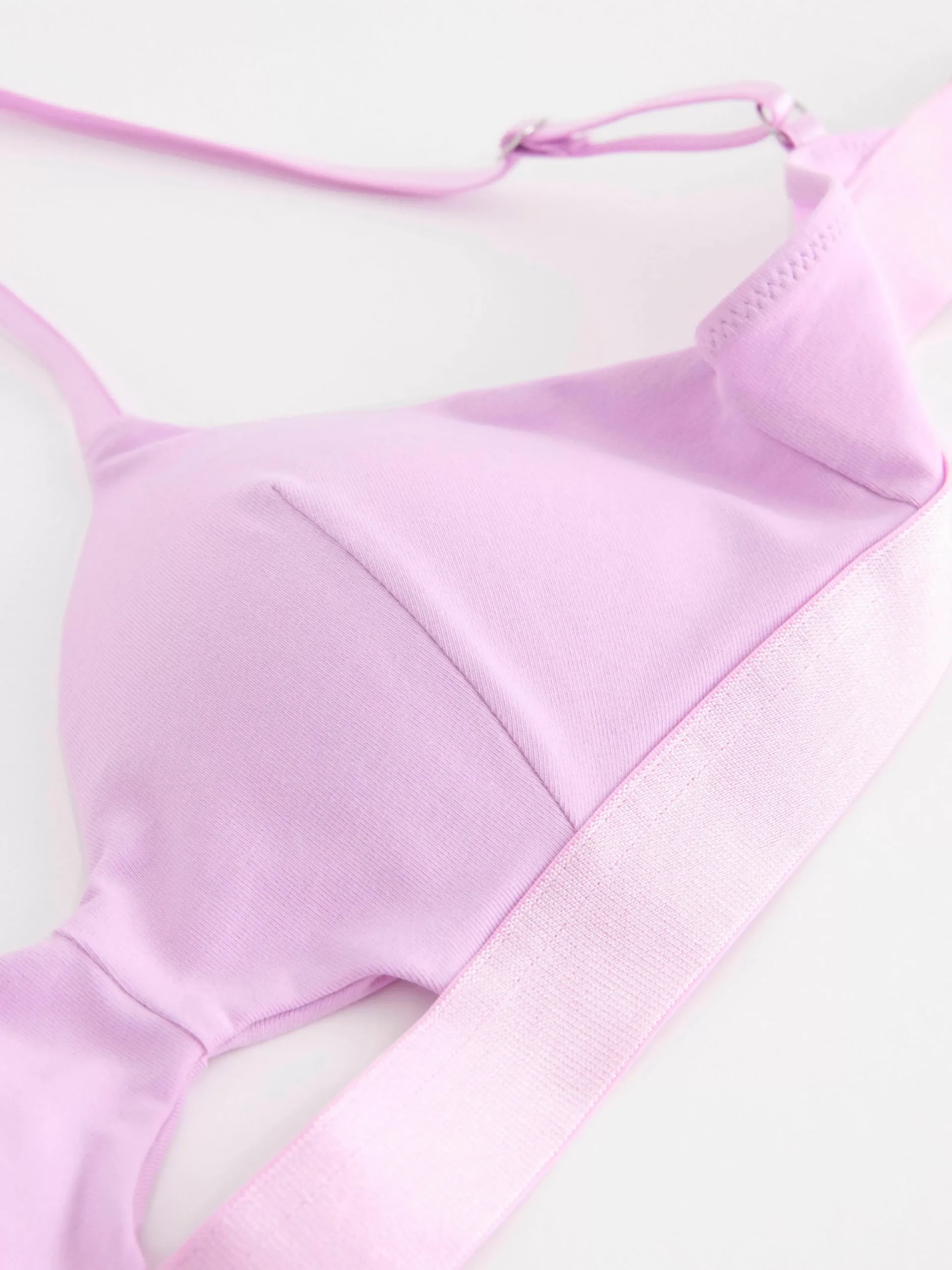 Bh>Lindex Soft Bh Med Cut-Out Detalj Light Lilac