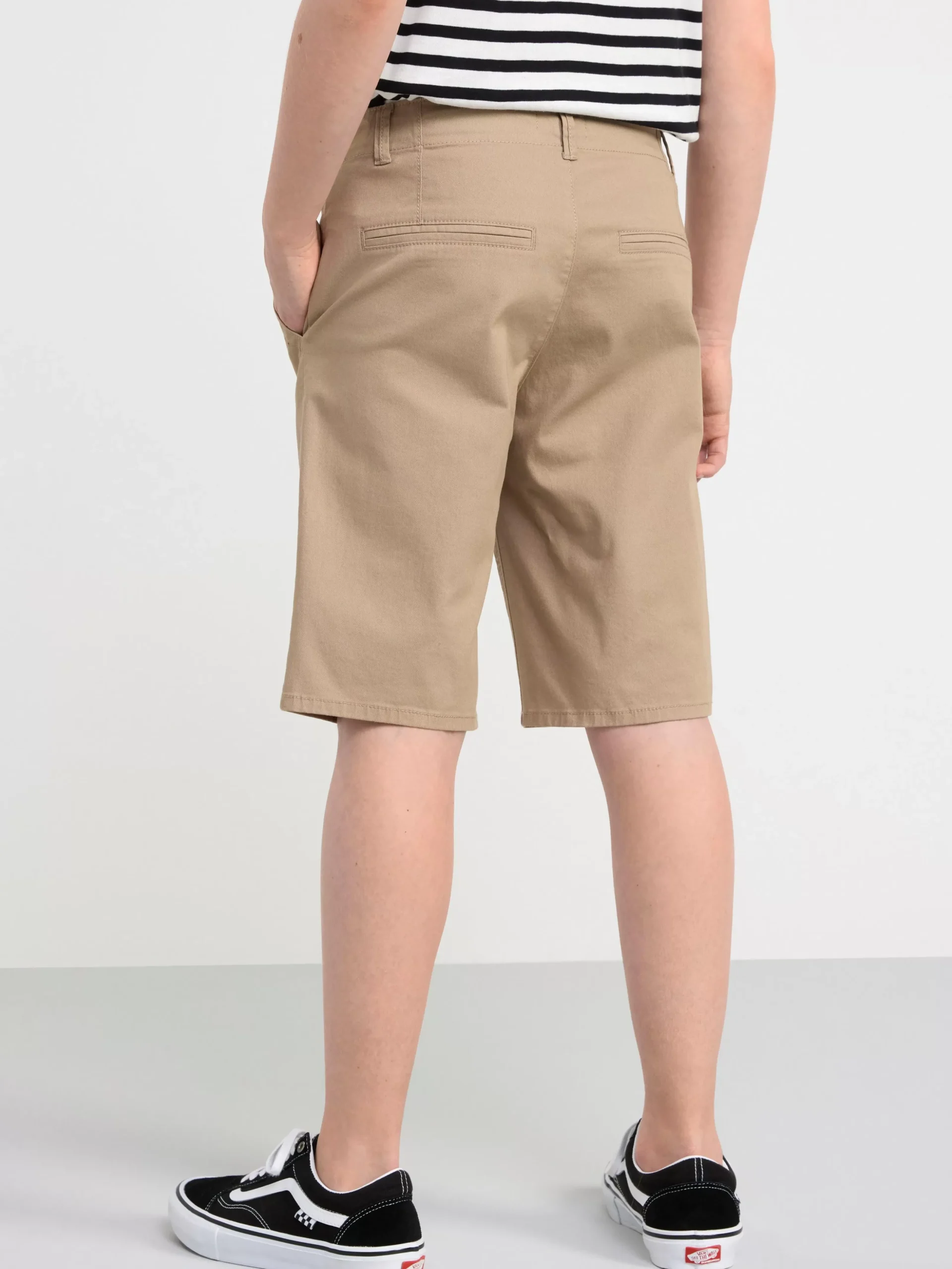 Byxor & Leggings>Lindex Staffan Raka Chinosshorts Med Normalhog Midja Light Khaki