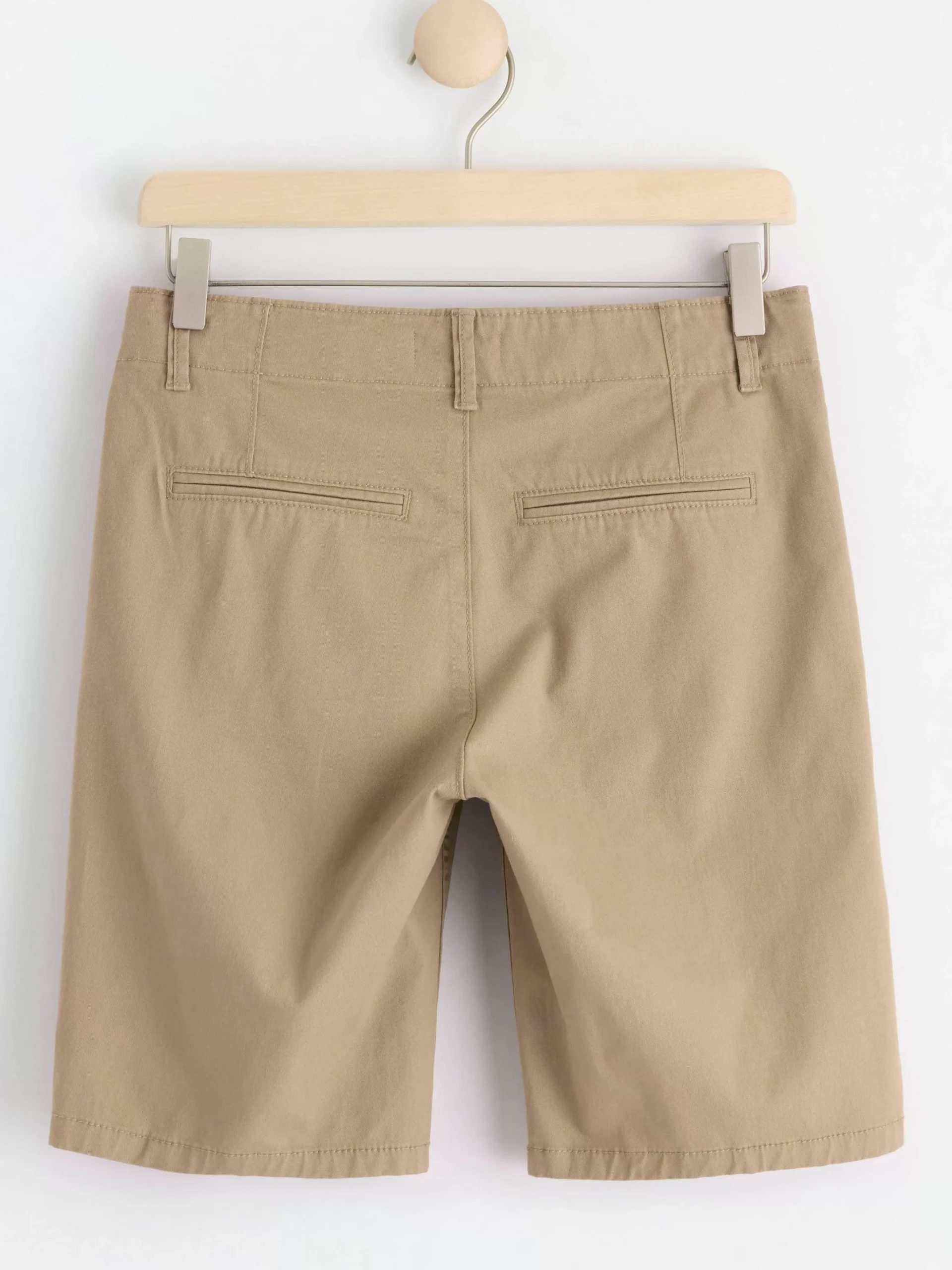 Byxor & Leggings>Lindex Staffan Raka Chinosshorts Med Normalhog Midja Light Khaki