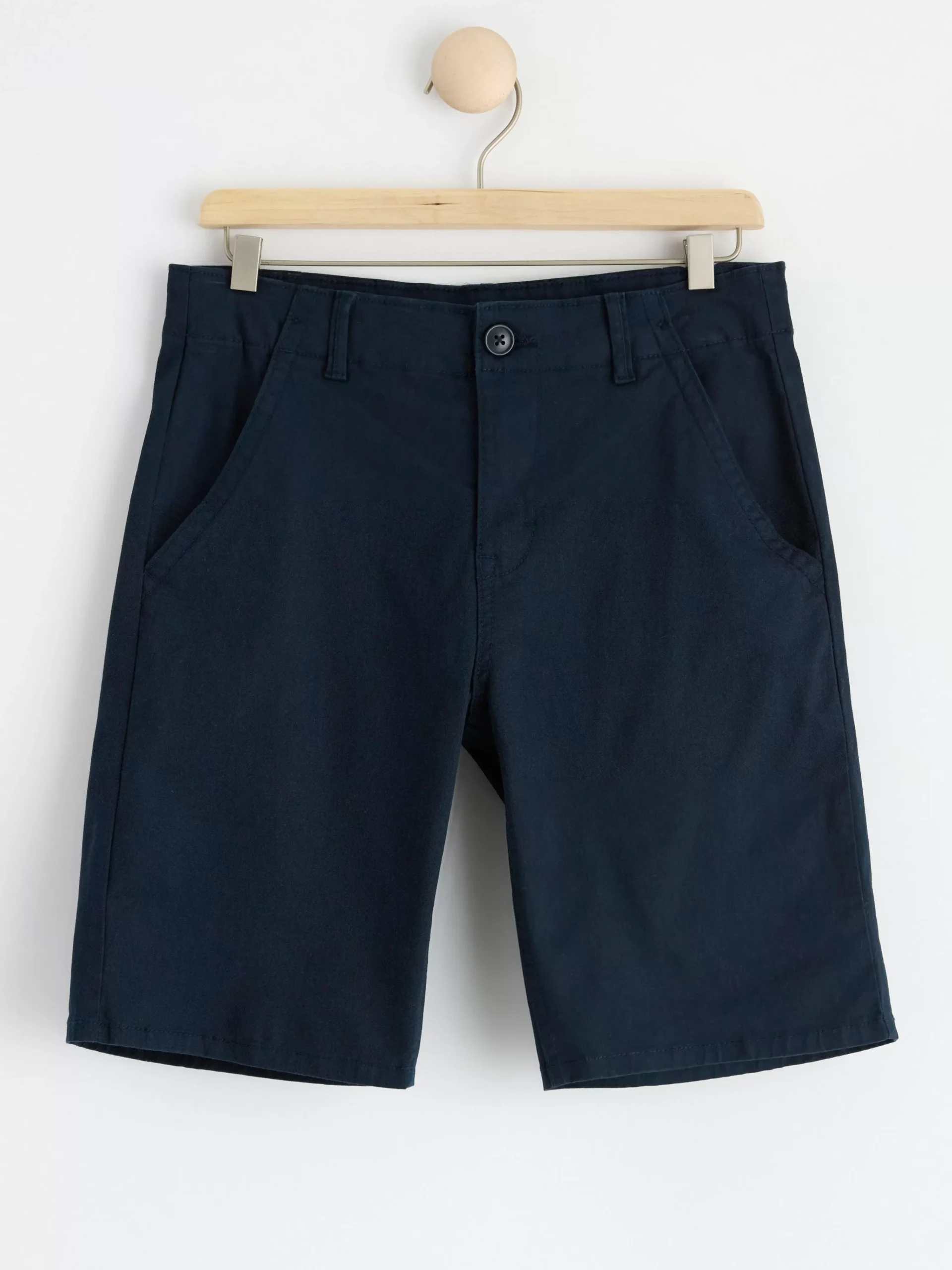 Byxor & Leggings>Lindex Staffan Raka Chinosshorts Med Normalhog Midja Dark Navy