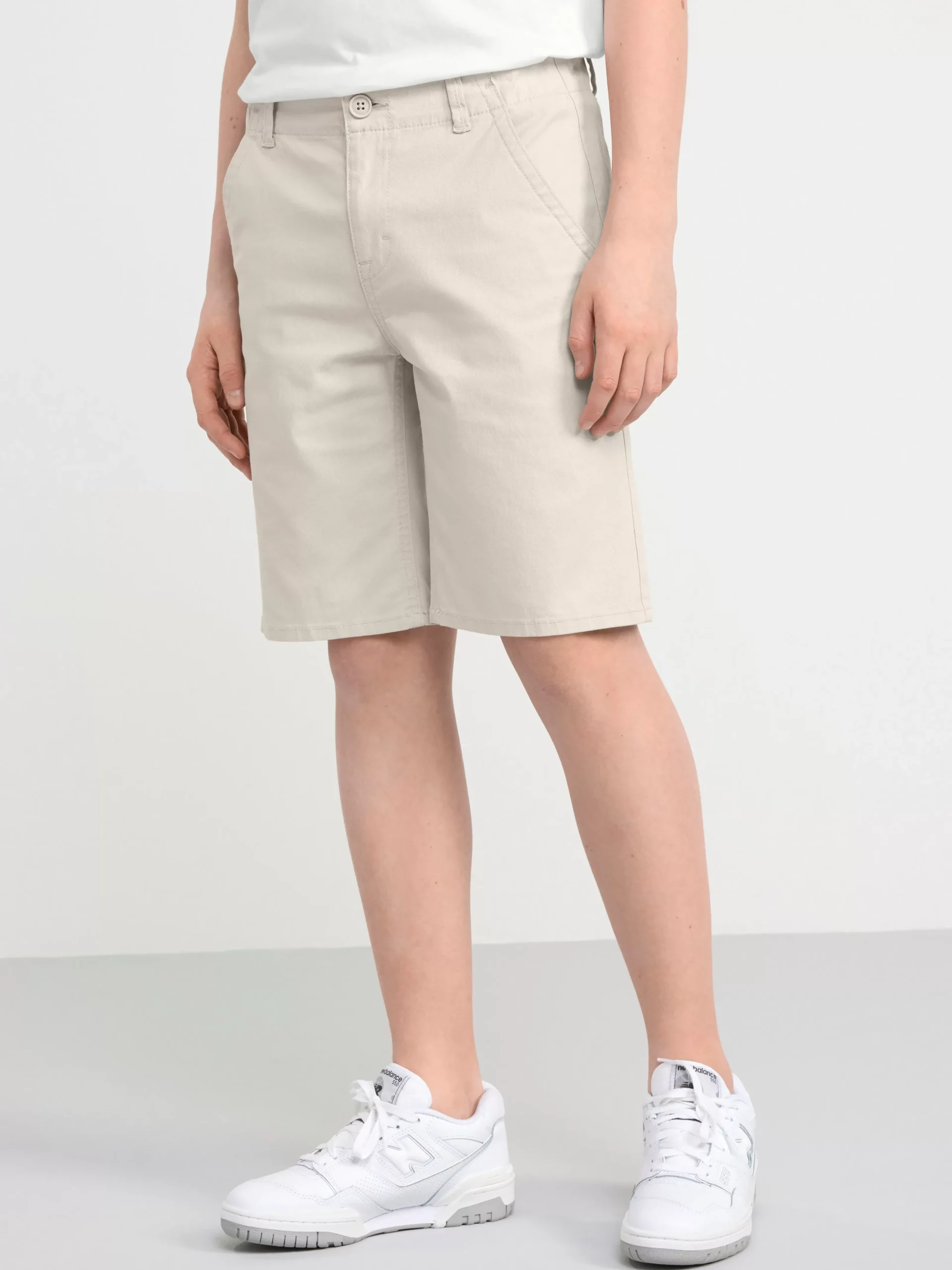 Byxor & Leggings>Lindex Staffan Raka Chinosshorts Med Normalhog Midja Light Beige