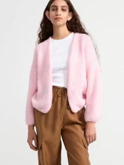 Tröjor & Cardigans>Lindex Stickad Cardigan Pink