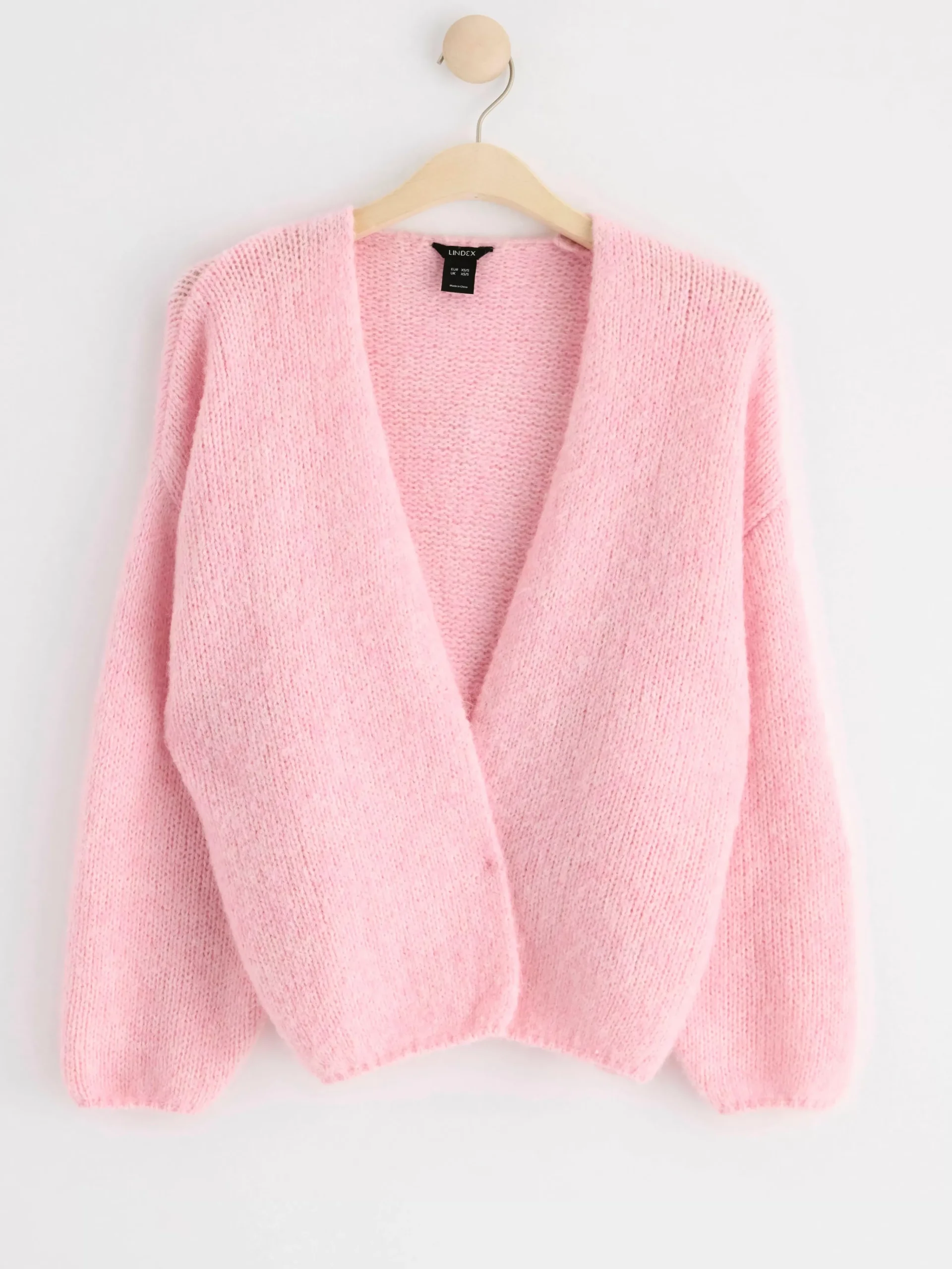 Tröjor & Cardigans>Lindex Stickad Cardigan Pink