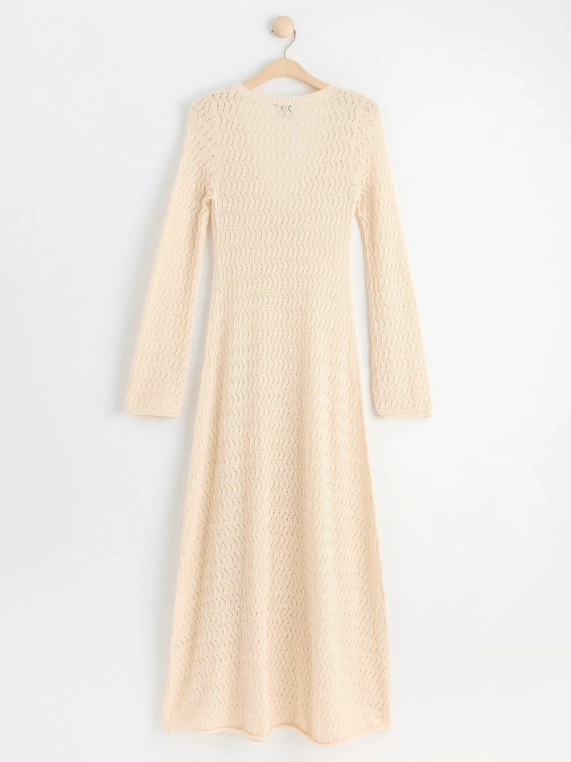 Klänningar>Lindex Stickad Langarmad Klanning Light Beige